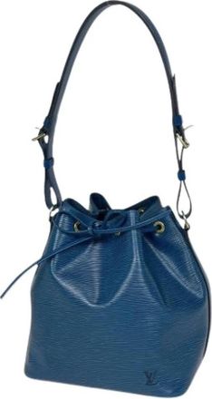 Louis Vuitton Pre-owned Bucket Bags, female, Blue, Size: ONE SIZE Pre-owned Vintage Epi Shoulder Bag