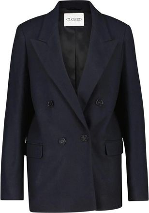 Closed Blazer Doppiopetto Sagomato - - Jackets - Uomo - Blu - L