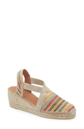 Toni Pons Terra Espadrille Wedge in Multi at Nordstrom, Size 8-8.5Us