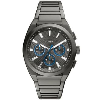 Fossil Everett Chronograph Quartz Grey Dial Mens Watch FS6107