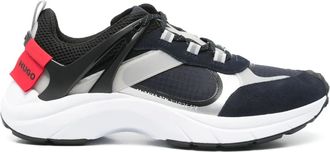 HUGO BOSS Sneakers con inserti in rete - Blu