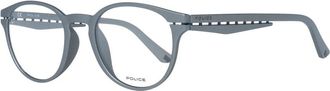 Police Ronde Grijze Optische Monturen - unisex - Brillen - Grijs - ONE Size - Accessoires