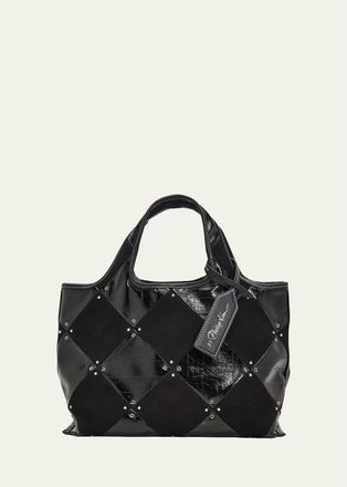 3.1 Phillip Lim Quilted Patchwork Mini Market Tote Bag