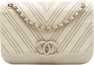 Chanel Borsa a tracolla Vintage Pre-owned - - Pre-owned - Donna - Bianco - ONE SIZE