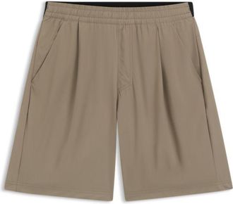 BOSS Water-repellent shorts in micro-waffle fabric