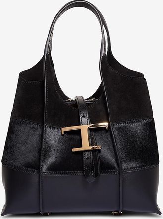 Tod's Patchwork-Shopper aus Leder T Timeless Mini