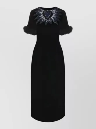 Fendi silk midi dress