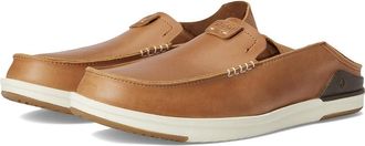 Olukai Kakaha Mens Shoes Fox/Fox : 8.5 D - Medium, Full Grain leather