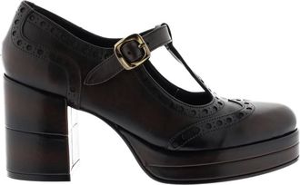 Pons Quintana D&eacute;collet&eacute; Mary-Jane - - Shoes - Donna - Marrone - 37 EU