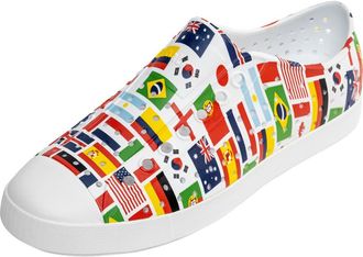 Native Jefferson Printed Slip-On Sneaker in White Flags at Nordstrom Rack, Size 11