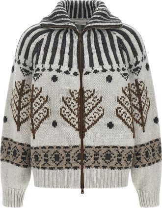 Brunello Cucinelli Multicolor Cashmere Womens Cardigan