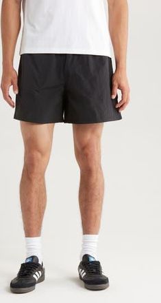 Market SMILEY Lockup Tech Shorts in Pirate Black at Nordstrom Rack, Size X-Large