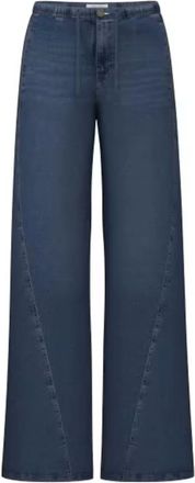 Guess Jogger Twisted Extrawide - Dames - Loose Fit Jeans - Blauw - W27 - Jeans
