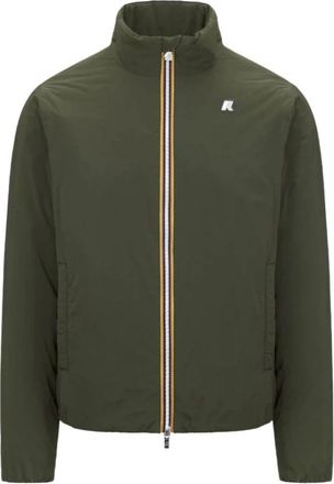 K-Way Groen Zwart Warm Jack Primaloft - Heren - Zomerjassen - Groen - XL - Polyester - Jassen
