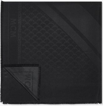 MCM Diamond Logo Jacquard Shawl