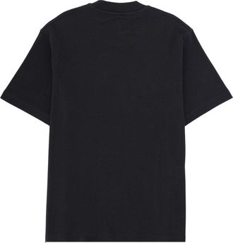 Emporio Armani Icon Embroidered T-Shirt - Black