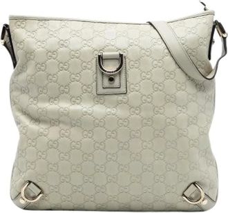 Gucci Pre-owned Shoulder Bags, female, White, Size: ONE SIZE Pre-owned Crossbody Bag