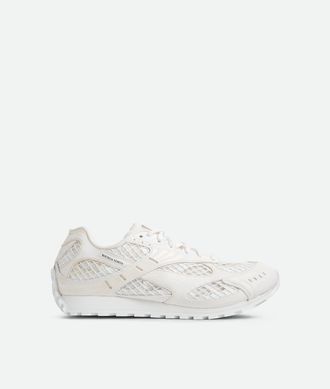 Bottega Veneta Orbit Sneaker - White - Woman - 36 - 28% Thermoplastic Polyurethane, 30% Polyamide & 28% Polyurethane