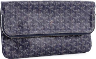 Goyard Saint Marie Coated Canvas clutch bag - Blauw