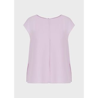 Emporio Armani Womens Top in Lilac - Size 10 UK