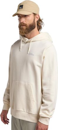 Jack Wolfskin Kapuzenpullover JACK WOLFSKIN ESSENTIAL HOODIE M, Herren, Gr. XL (54/56), weiss (cotton, wei&szlig;), Obermaterial: 100% Baumwolle, Pullover Kapuzenpullover