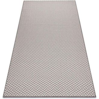 RugsX Tappeto sisalo sizal Zigzag 2901 crema / taupe beige 120x170 cm
