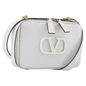 Valentino Pre-owned Vintage Shoulder Bag - Dames - Pre-owned - Wit - Maat: ONE Size Leer