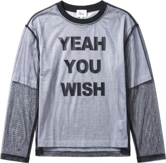 8pm Long Sleeve Top - Dames - Longsleeves - Zwart - XS - Polyester - Tops