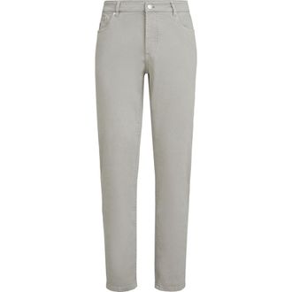 Brunello Cucinelli Lightweight denim trousers in Khaki at Nordstrom, Size 58 It