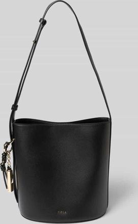 Furla Bucket Bag mit Logo-Applikation Modell Roxie in Black, Gr&ouml;&szlig;e 1