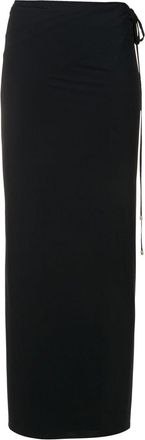 Lenny Niemeyer wrap side-tie sarong - women - Spandex/Elastane/Polyamide - One Size - Black