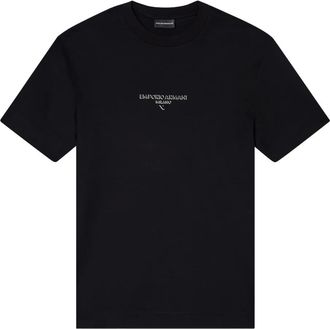 Emporio Armani T-shirt con logo - Nero