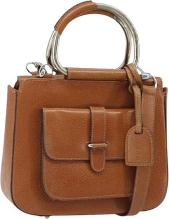Gucci Pre-owned Handbags, female, Brown, Size: ONE SIZE Pre-owned Hand Bag