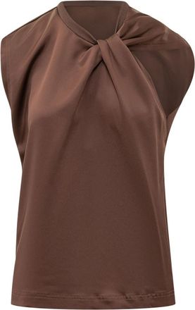Pinko Brown Regular Solid Top