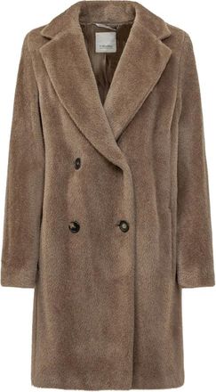 Max Mara Smmroseto Jas - Dames - Mantels - Bruin - Maat: M Wol
