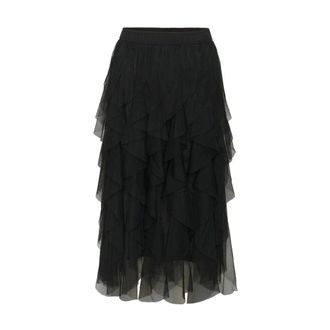 Part Two SvanhildPW SK - female - Part Two - Midi Skirts - Black - L - Skirts