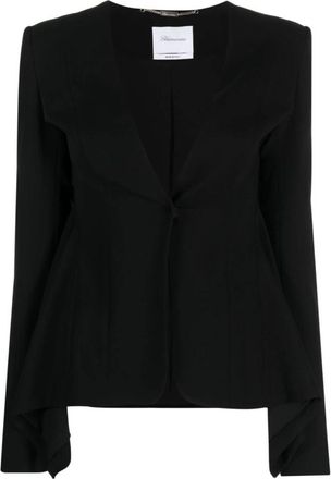 Blumarine Single-Breasted jas in zwart - Dames - Blazers - Zwart - S - Jassen