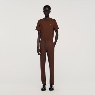 Sandro Jersey trousers