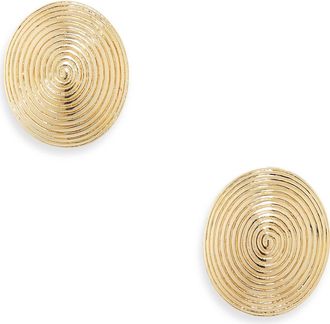 LI&Eacute; STUDIO The Ella Stud Earrings in Gold at Nordstrom