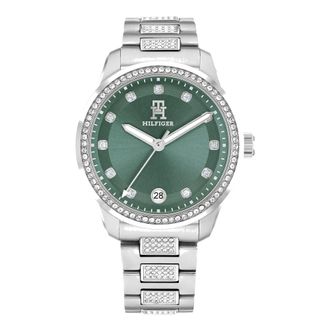 Tommy Hilfiger Accessoires, Dames, Grijs, ONE Size, Th 85 Crystals