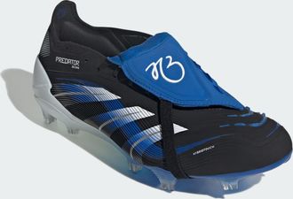 adidas adidas Performance Unisex Predator Elite JB Fold-Over Tongue Firm Ground Boots - Black - Size UK 9.5