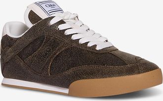 Chlo&eacute; Wildleder Sneakers mit Schn&uuml;rung Kick