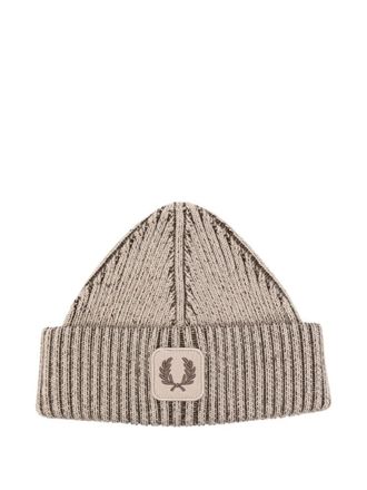 Fred Perry Fred Perry Cotton Ribbed Beanie