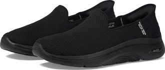 Skechers Go Walk Arch Fit 2.0 Delara Hands Free Slip-Ins Womens Shoes Black : 5.5 B - Medium, Textile