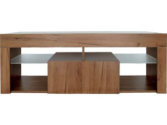 Habitat et Jardin Habitat Et Jardin - Mueble Tv De Dise&ntilde;o De Madera hugo - 140 X 40 X 50 Cm - Marr&oacute;n