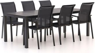 R&S Design R&S design Centallo/Fidenza 220cm dining tuinset 7-delig stapelbaar