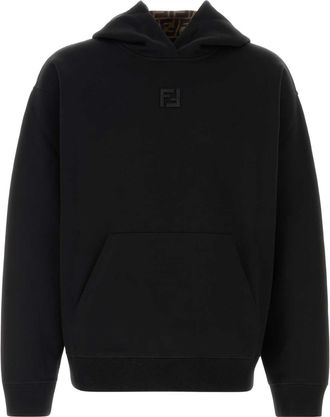 Fendi Black Cotton Sweatshirt