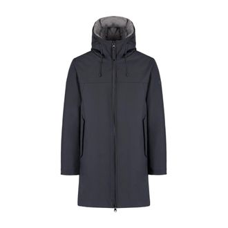 People of Shibuya Hombre, Abrigos, Azul, Talla: 2XL