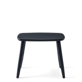 SIA D&eacute;co Taburete de roble negro H40