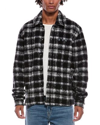 Rta Parlan Wool & Alpaca-Blend Shacket